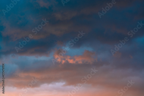 sunset in the clouds © EvhKorn