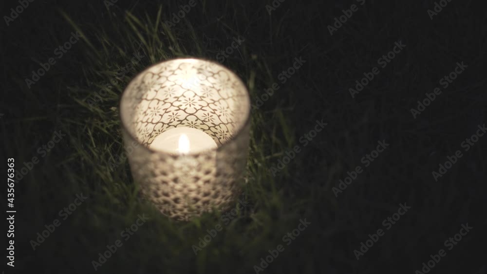 Vela encendia - símbolo de paz 