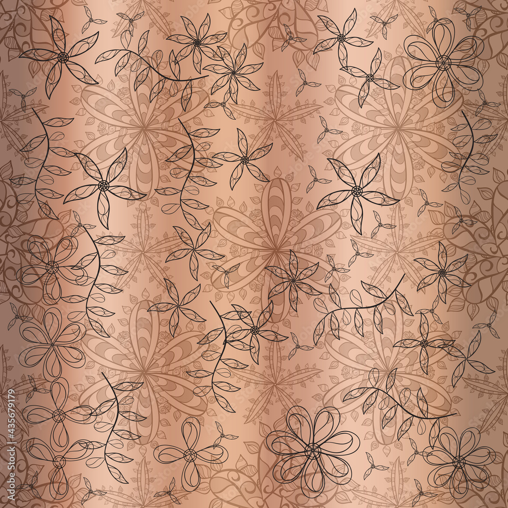 Pattern with interesting doodles on colorfil background. Pattern with interesting doodles on colorfil background.