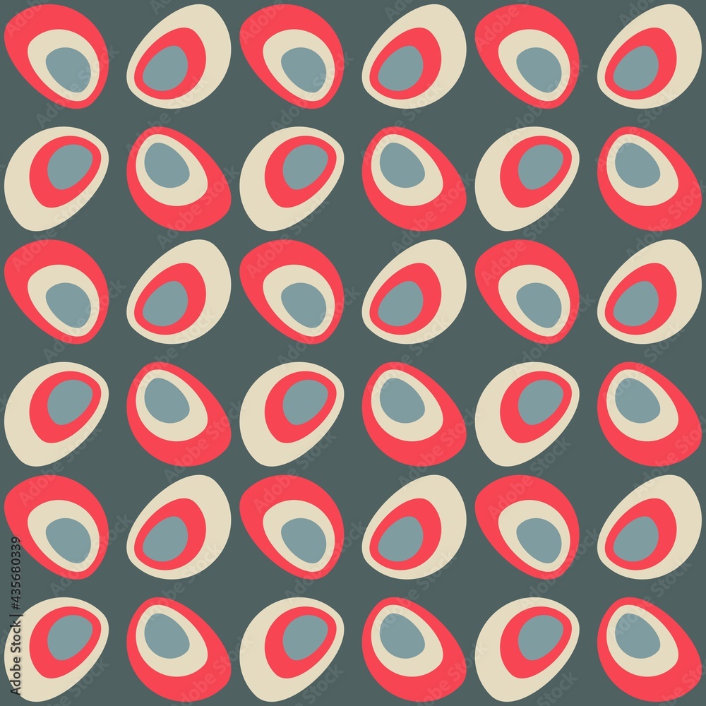Rounded abstract seamless pattern - decorative accent for any surfaces. Rounded abstract seamless pattern - decorative accent for any surfaces.