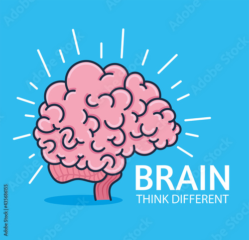 brain think different