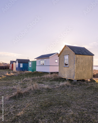 Beach houses at ærø © SCPhoto