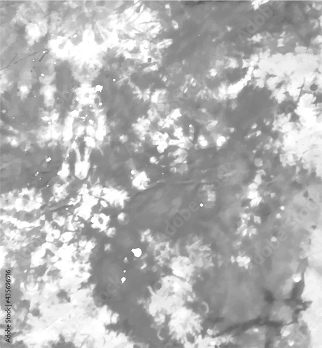 Tie dye background Geometric pattern texture Vector illustration Shibori Abstract batik brush seamless and repeat pattern design Gray, black and white colors Paint splatter