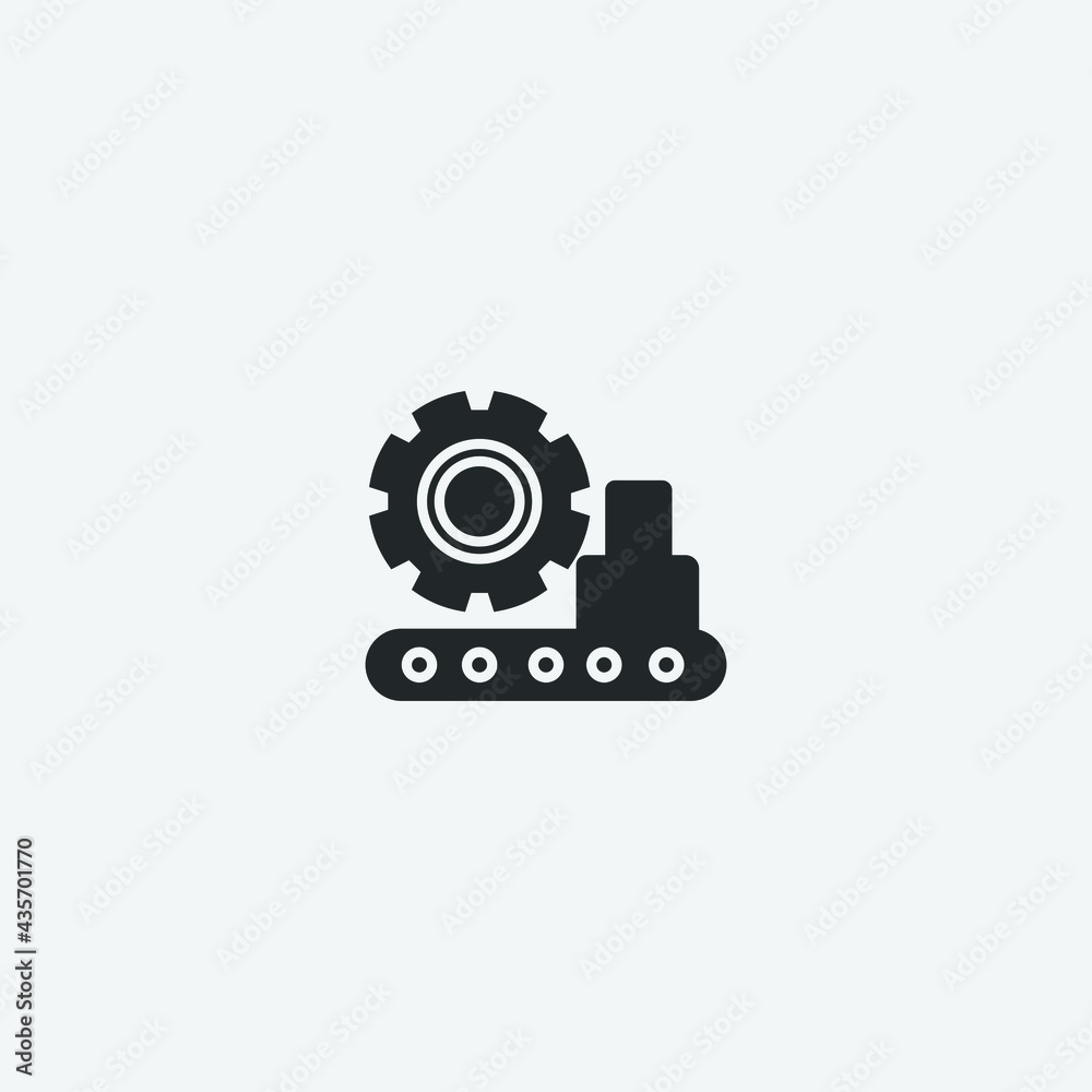 Manufacturing vector icon