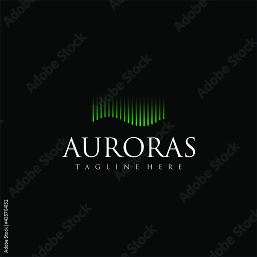 Aurora Borealis Auroras Colour Green Logo