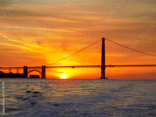 golden gate bridge at sunset © HT_photoart