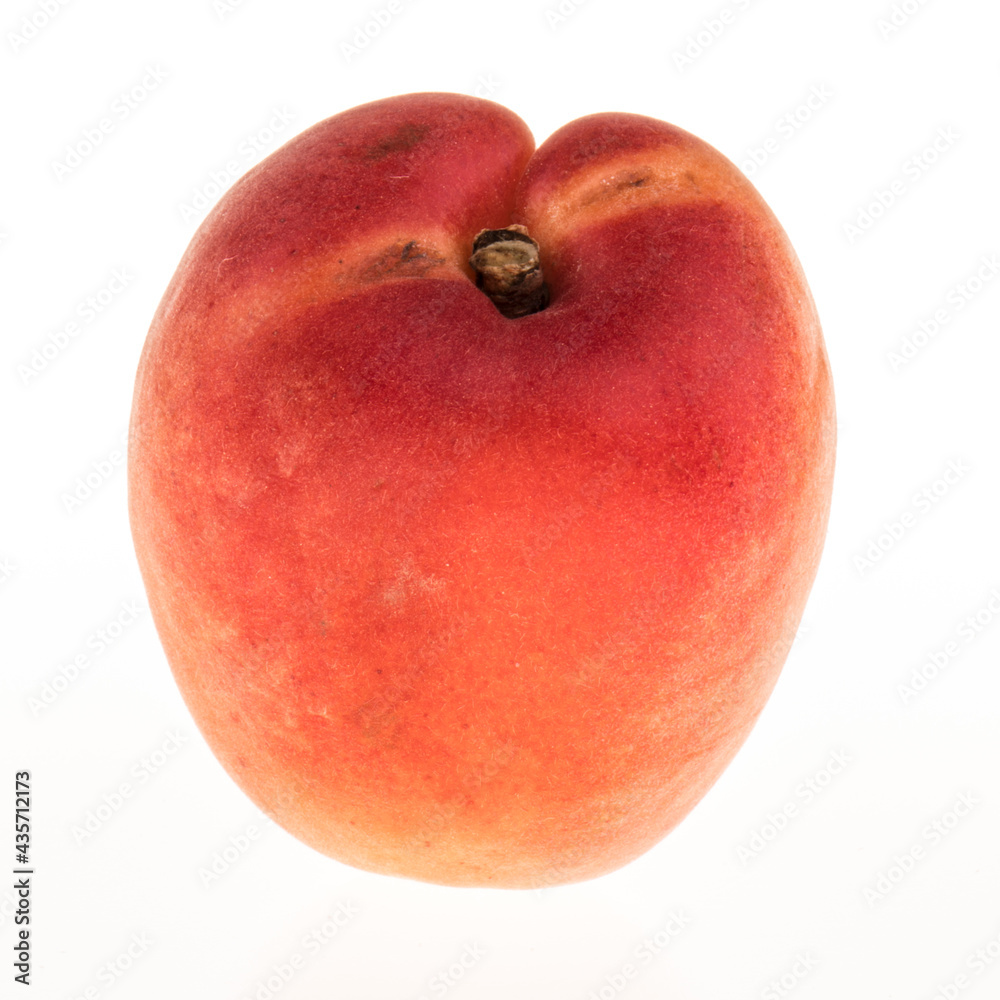 peach isolated on white peach isolated on white