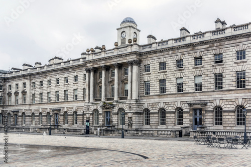 Somerset House - large neoclassical building (1776) in central London. England, UK. © dbrnjhrj