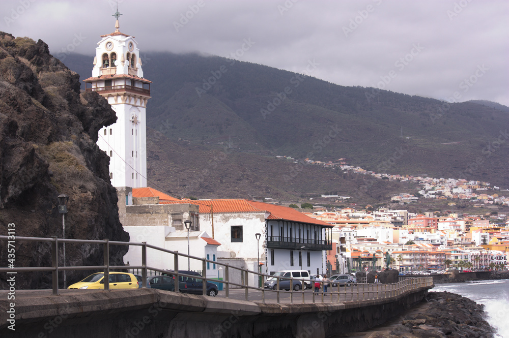 Image of the Basilica of La Candelaria, on the island of Tenerife, Spain