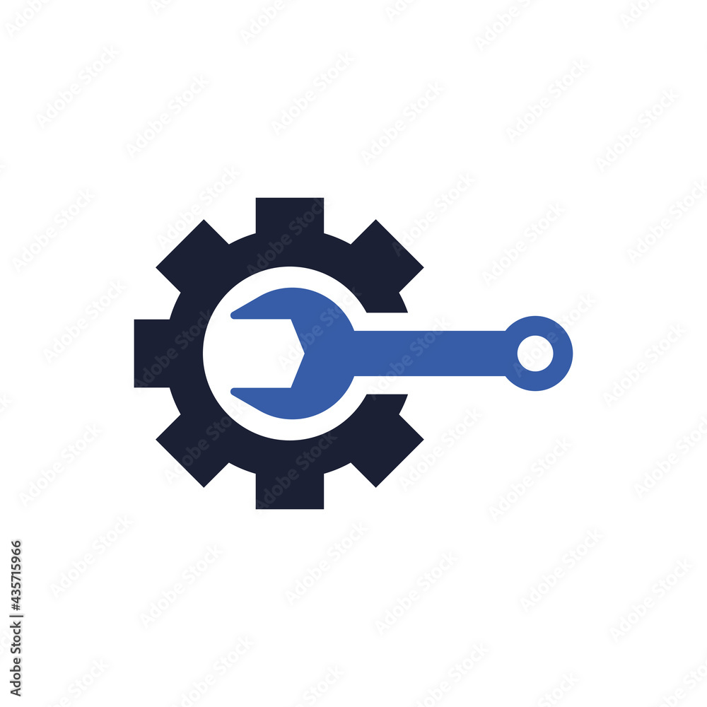 Setting Tool And Wrench Icon Setting Tool And Wrench Icon