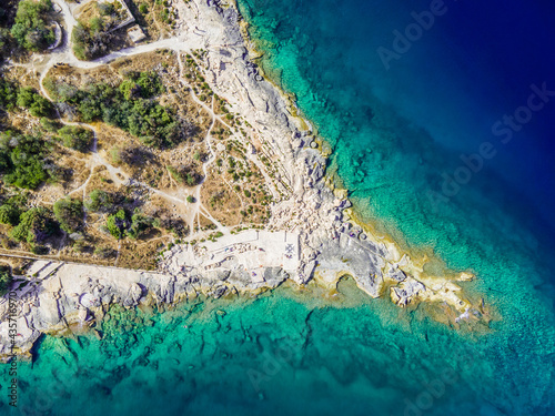 Bird's eye view of the Maltese coastline at Manoel Island in Gzira © Mark