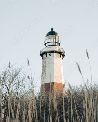 Lighthouse at Montauk Point State Park, the Hamptons, New York photo