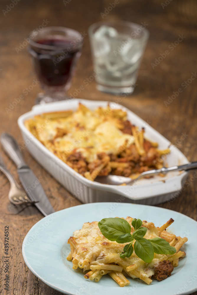 baked italian maceroni pasta baked italian maceroni pasta