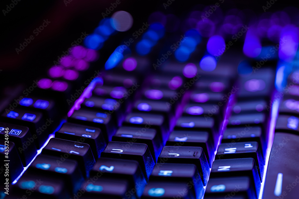 close up of a keyboard