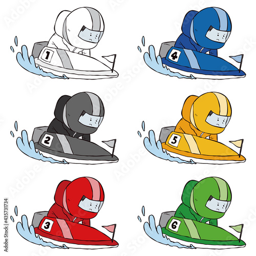 ボートレース選手セット