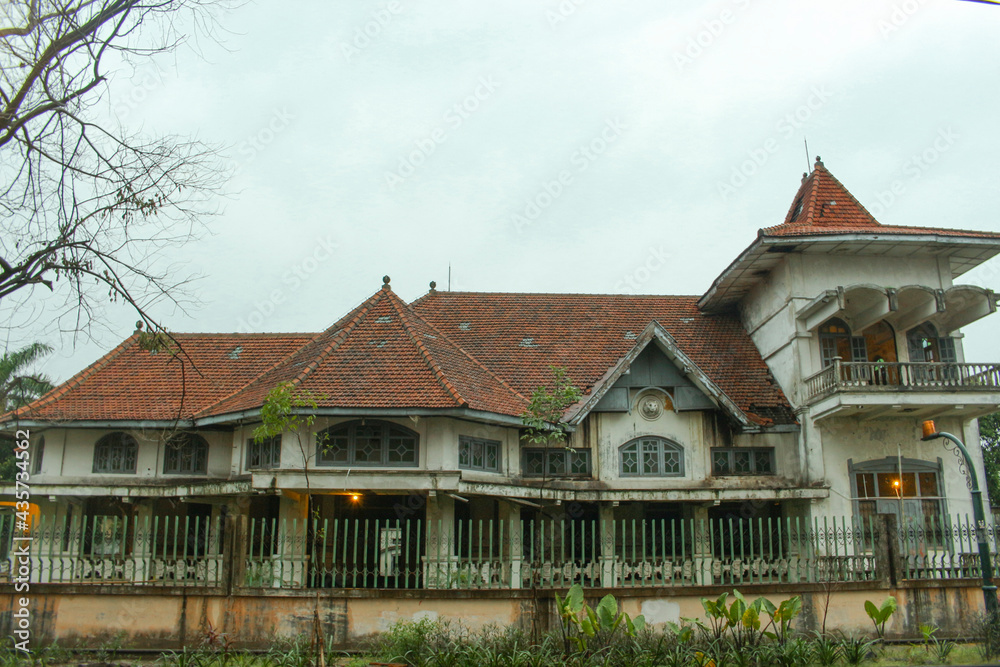 Surakarta, Indonesia (10/2016): View of Omah Lowo / Bat House in Surakarta is a historic building in the city of Surakarta Central Java Indonesia Surakarta, Indonesia (10/2016): View of Omah Lowo / Bat House in Surakarta is a historic building in the city of Surakarta Central Java Indonesia