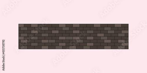 gray brick wall background, editable eps 10