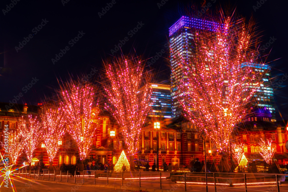 東京駅 クリスマス イルミネーション Stock Photo Adobe Stock 東京駅 クリスマス イルミネーション Stock Photo Adobe Stock