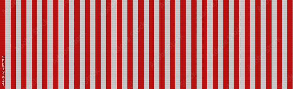 Naklejka premium Plaque métallique réfléchissante de signalisation routière avec bandes verticales blanches et rouges 