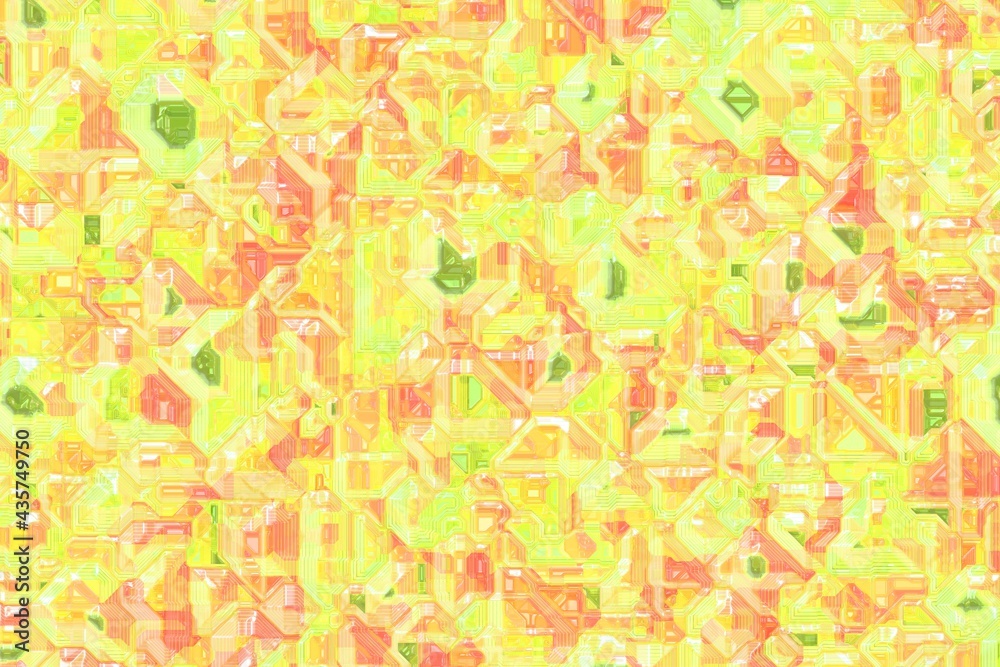 nice optic wire crystal pattern digital art texture illustration