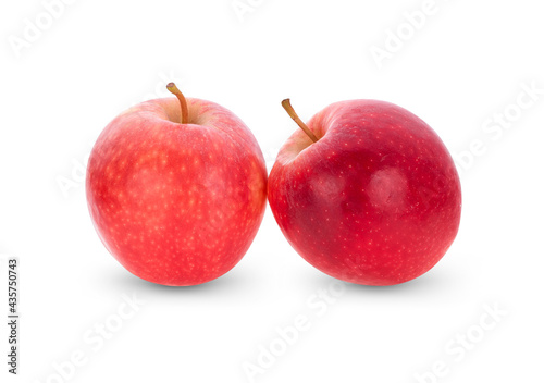 An apple fruit isolated on white background