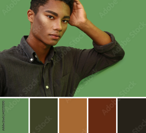 Stylish young African-Ameri...