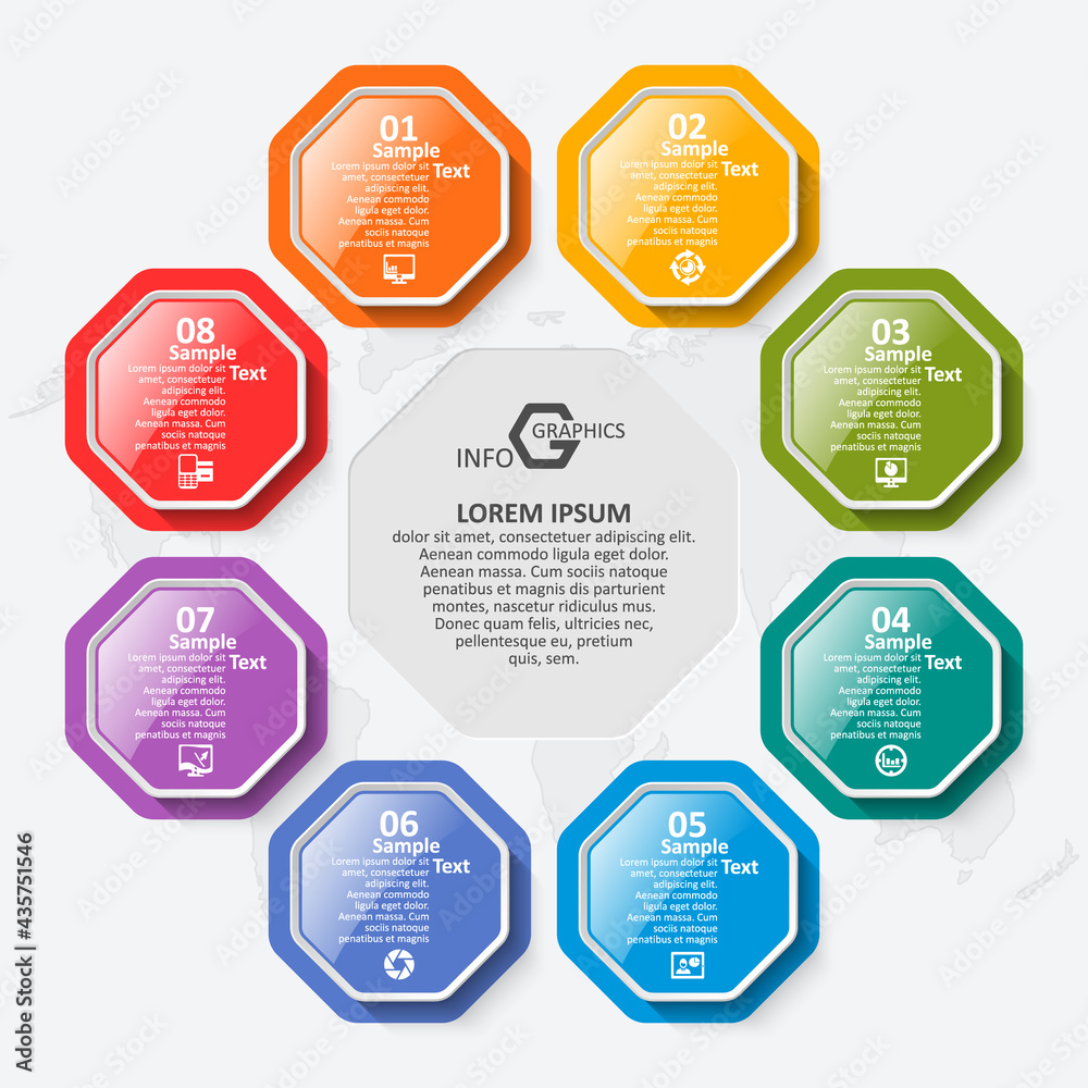 Abstract 3D Paper Infographics. Business template .Vector illustration Abstract 3D Paper Infographics. Business template .Vector illustration