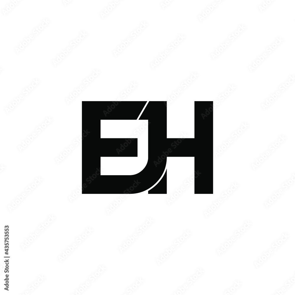 ejh letter original monogram logo design ejh letter original monogram logo design