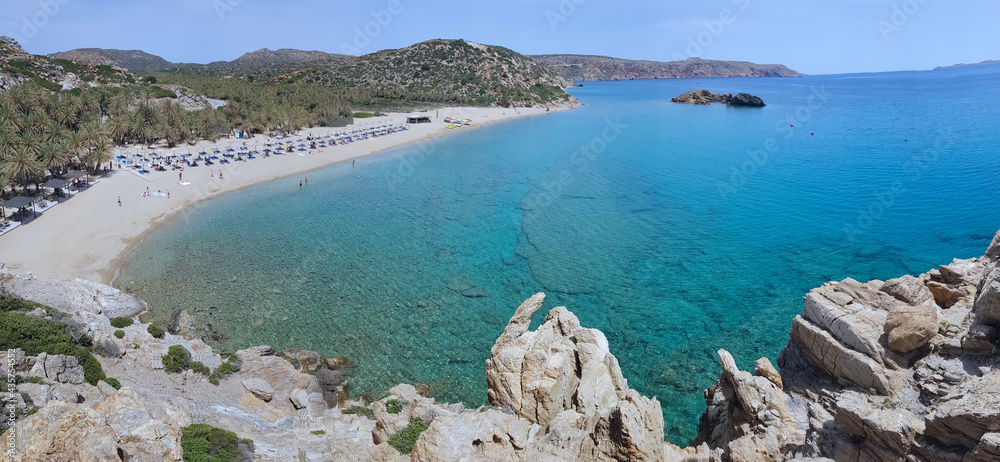 Blick auf Vai - Traumstrand auf Kreta