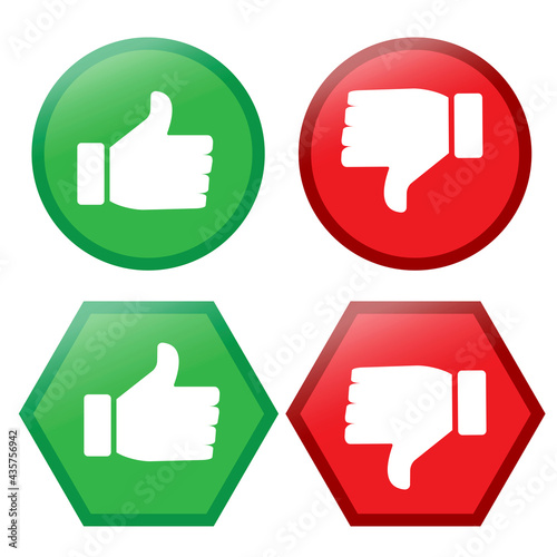 Like dislike, great design for any purposes. Social media icon. Vector illustration. Stock image.