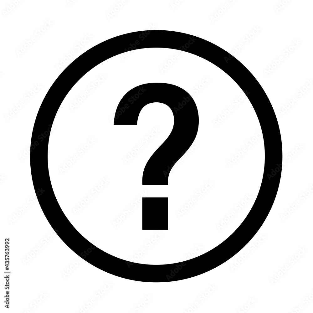 Shopping reference or remark or question simple isolated icon for apps and websites Shopping reference or remark or question simple isolated icon for apps and websites