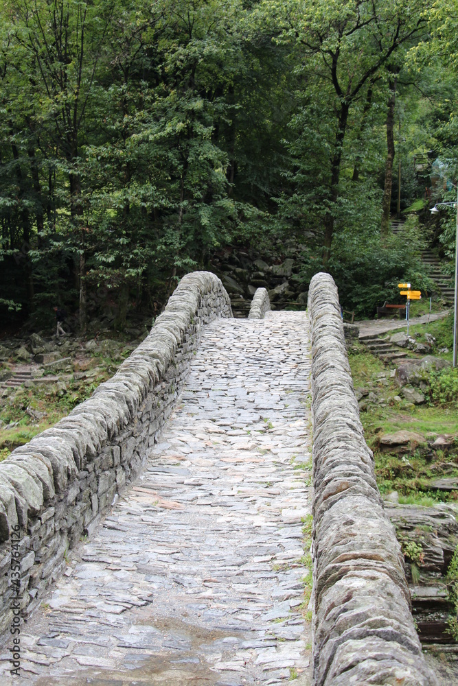 stone bridge in the versacia valley