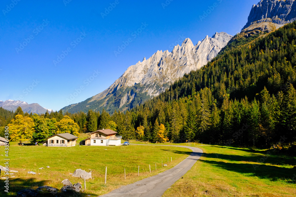 Rosenlaui Valley near Meiringen, Switzerland