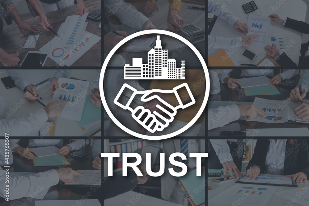 Plakat Concept of trust