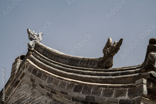 outlook of China Ming Dynasty style buildings photo