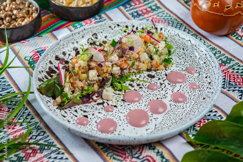 Peruvian Solterito quinoa salad