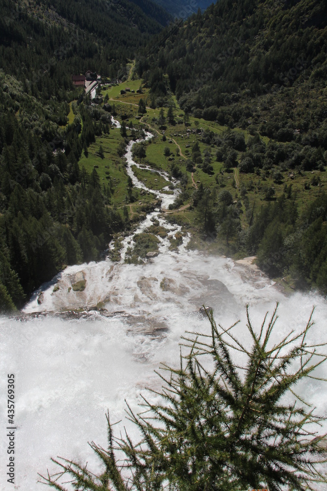 a big waterfall a big waterfall