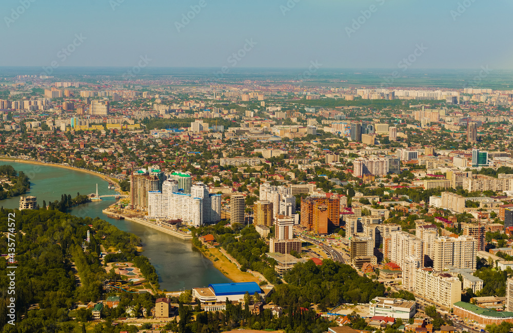 View of the city of Krasnodar