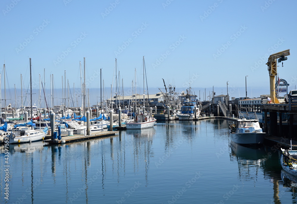 Marina am Fishermans Wharf am Pazifik, Monterey, Kalifornien