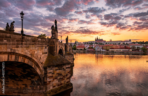  nature, sky, landscape, old, green, cityscape, outdoor, Prague, Charles bridge, history, architecture, prague castle, summer, sunset, bridge, river, city.