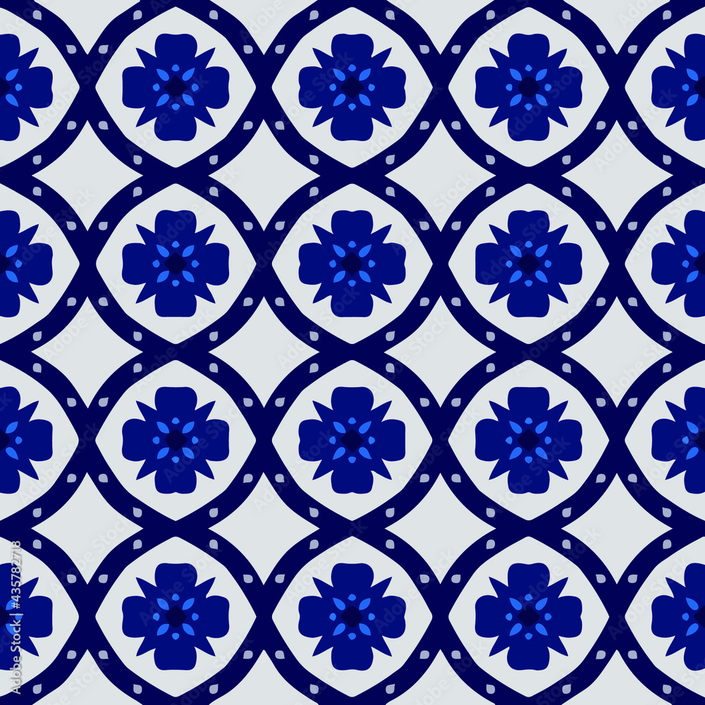 Seamless pattern with multicolored shapes. Seamless pattern with multicolored shapes.
