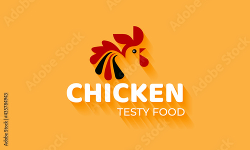 BBQ and  Cock Restaurant  Logo Design