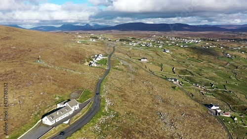 Aerial view of the R 257 in Gweedore - County Donegal, Ireland photo