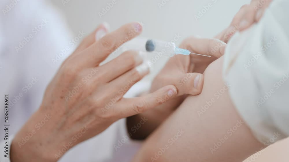 注射イメージ　ワクチン接種
