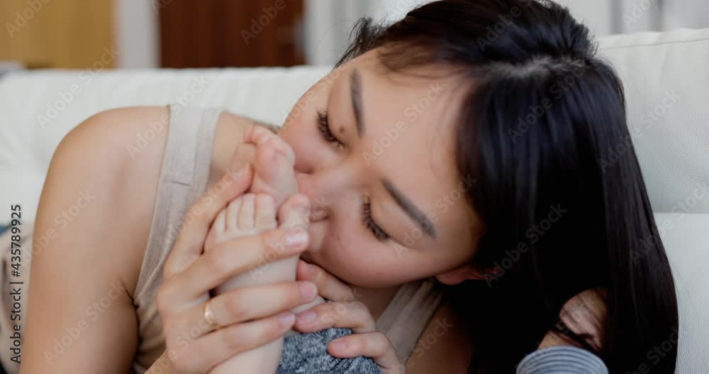 Happy parent. Mom plays with a small child at home. Happy parent. Mom plays with a small child at home.