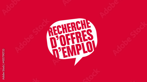 recherche offres d'emploi