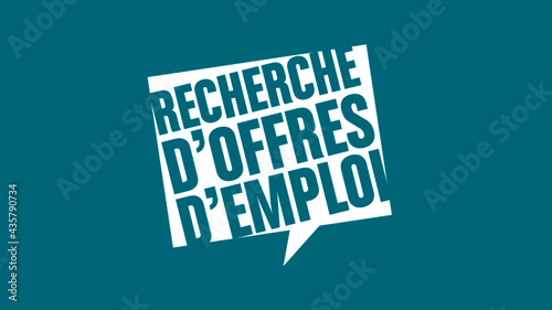 recherche d'offres d'emploi