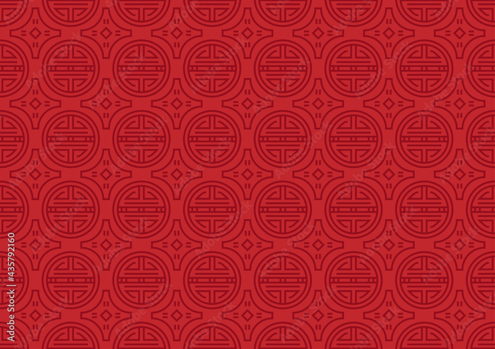 Korean traditional pattern wallpaper. Korean Textile.