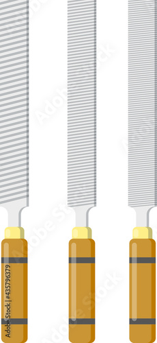Construction files. Surface treatment tools.