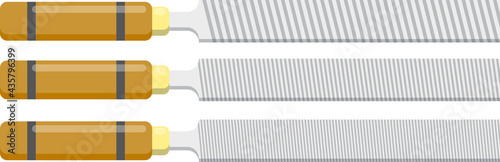 Construction files. Surface treatment tools.